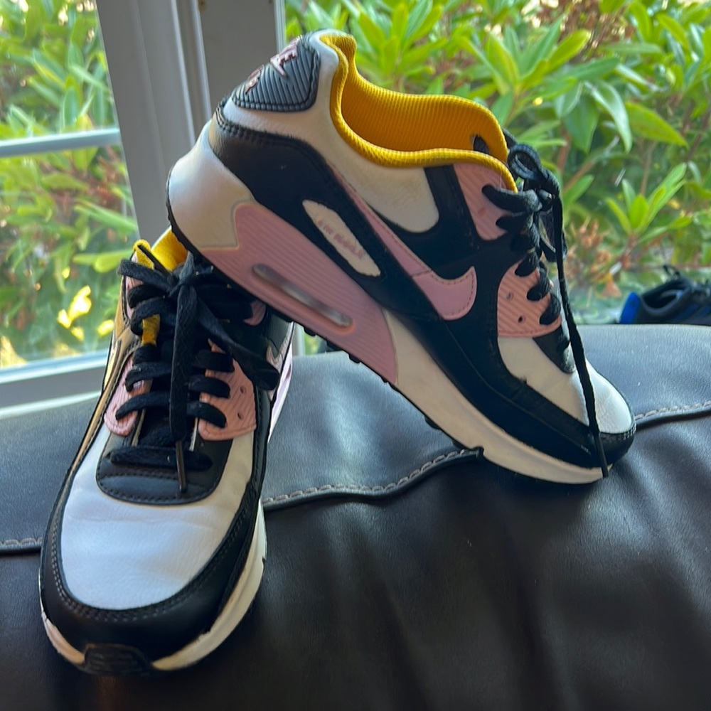 Nike Air Max 90 LTR GS Artic Pink Girls Sz 5.5
